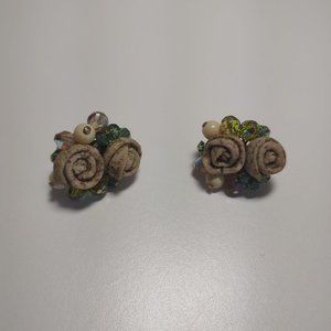 Vintage Verdome Clip Earring